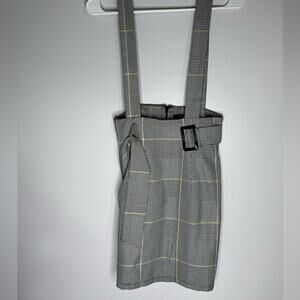 Forever 21 Plaid Skirt Romper/Jumper sz small